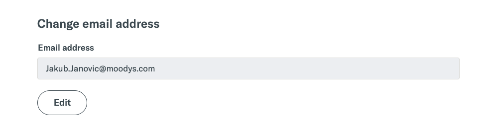 Change Email Screenshot